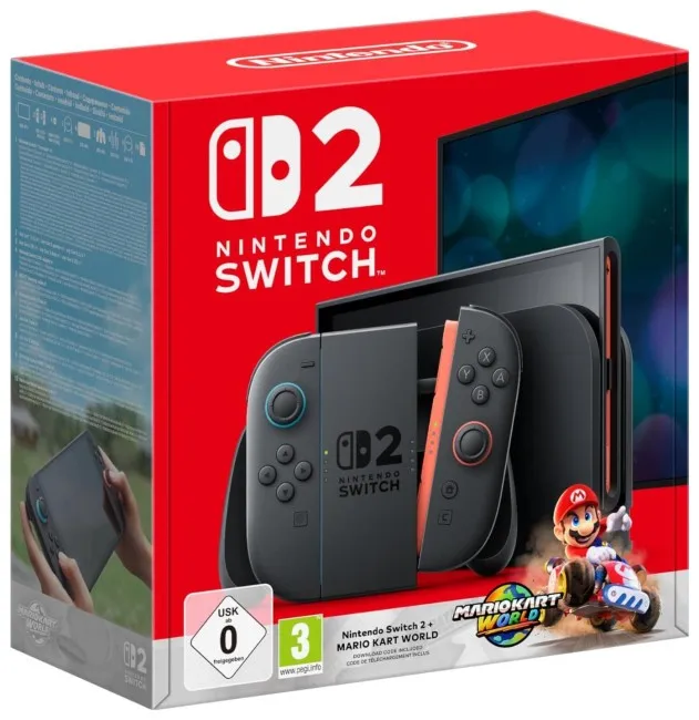 Konzolë Nintendo Switch 2 + Mario Kart World - Zezë