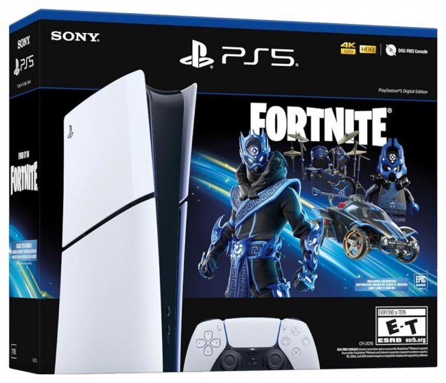 Konzolë dixhitale SONY PlayStation 5 Slim + Fortnite Starter Cobalt