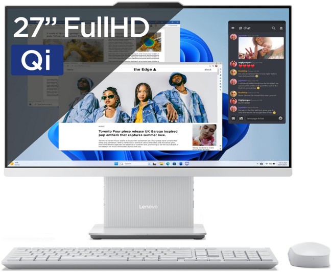 AIO Lenovo IdeaCentre 3 27 / i7-13620H / 32GB DDR5 / 1TB / 27'' Full HD IPS / Intel UHD Graphics Xe G4/ Tastierë+Maus - Gri e Hapur