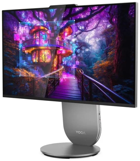 AIO Lenovo Yoga 27IAH10 / Ultra 7 255H / 16GB LPDDR5x / 1TB / 27" QHD IPS AG / Arc 140T GPU / KB + Mouse - Gri