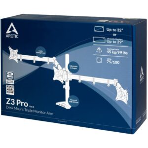 Mbajtëse për monitor ARCTIC Z3 Pro (Gen 3) / I zi