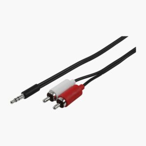 Kabëll 3.5 në 2xRCA / 5m / E zezë