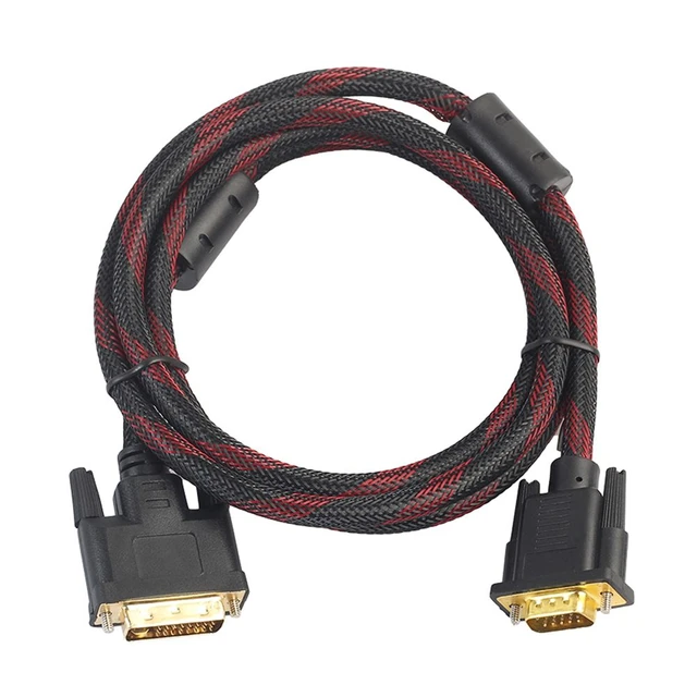 Kabëll DVI në VGA / 1.5m / E zezë