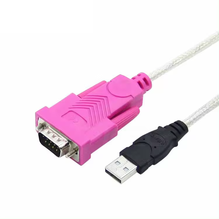 Konvertues USB 2.0 në port RS232 / 1.5m / Rozë dhe E zezë