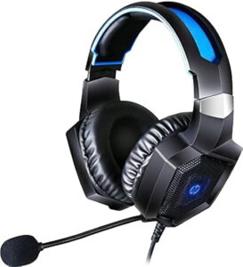 Kufje Gaming HP H320GS / 3.5mm / E zezë dhe E kaltër