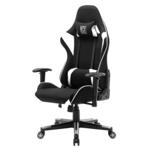 Karrige Gaming LC-GC-703BW / PU /  E bardhë dhe E zezë