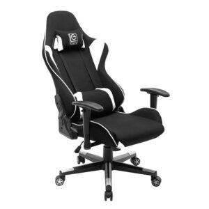 Karrige Gaming LC-GC-703BW / PU /  E bardhë dhe E zezë