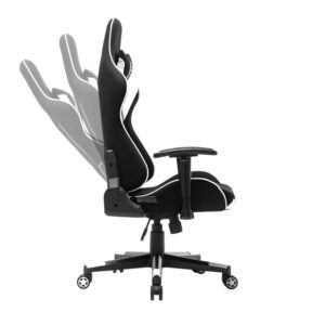 Karrige Gaming LC-GC-703BW / PU /  E bardhë dhe E zezë
