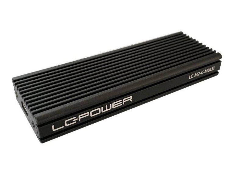 Këllëf për Disqe LC-Power NVMe/SATA M.2-SSD USB3 Gen2 LC-M2-C-NVME-3