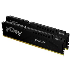 RAM për PC Kingston CL40 Fury Beast Black / DDR5 / 6000MHz / 32GB (2 x 16GB)