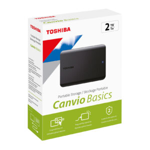 HDD të Jashtme FESEX 2,5 2TB Toshiba Canvio Basics USB 3.2/USB 2.0 - e zezë