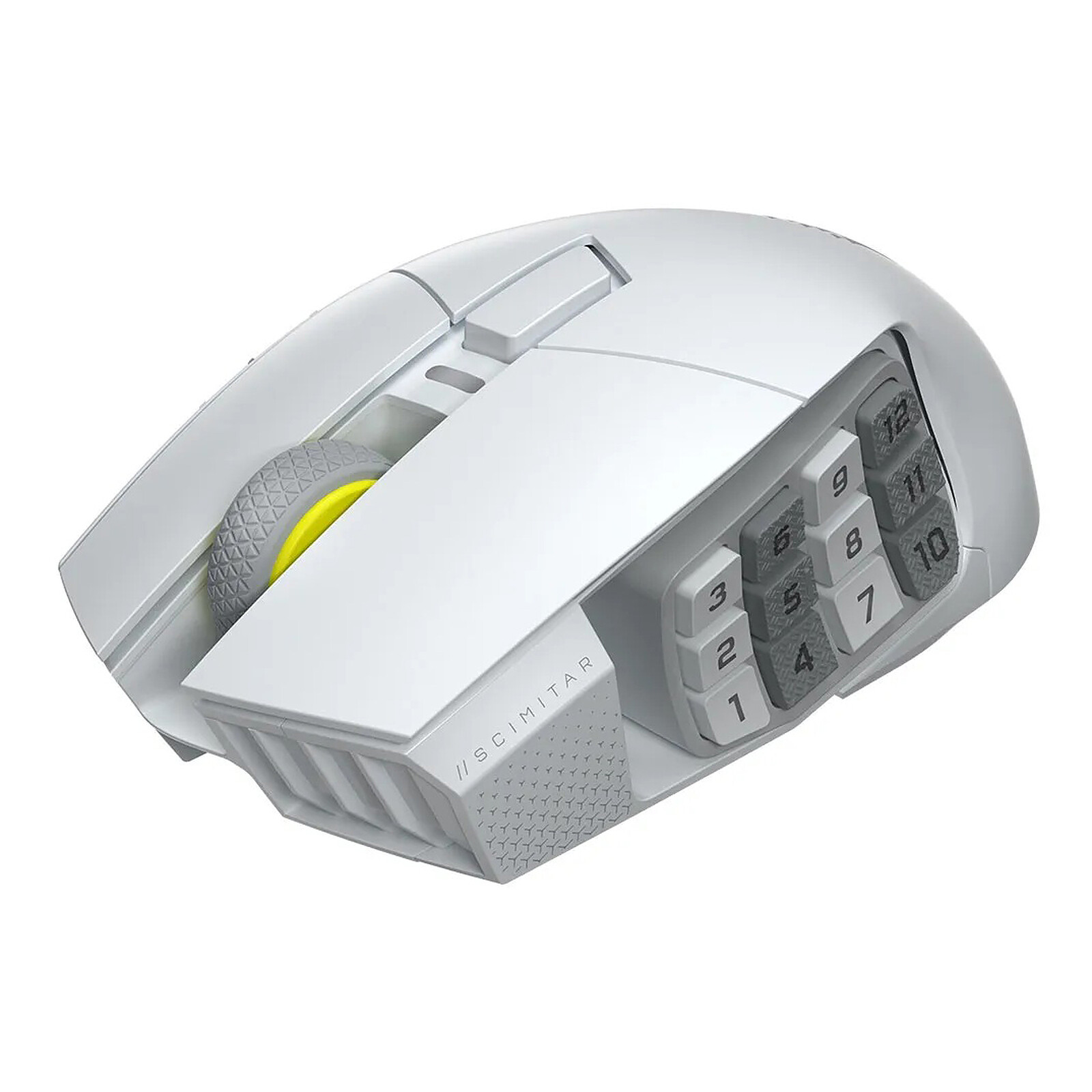 Maus Gaming pa kabllo Corsair Scimitar Elite Wireless SE / Optical – Bardhë - Figura 3