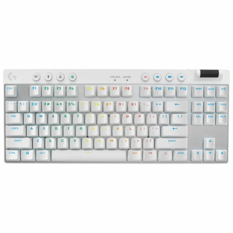 Tastierë Gaming Logitech G Pro X TKL Lightspeed – Bardhë
