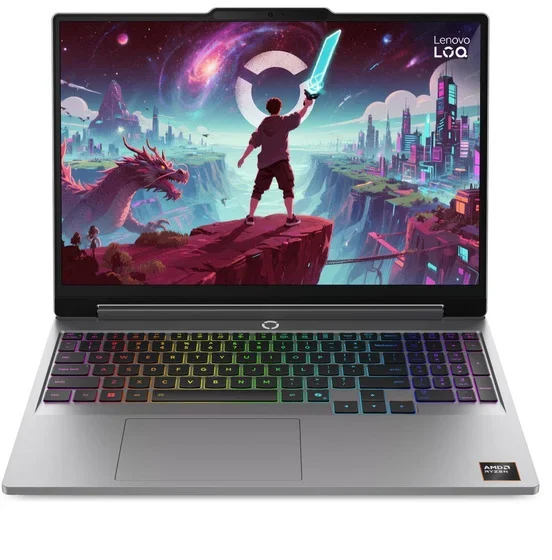 Laptop Gaming Lenovo LOQ 15AHP11 / RYZ7 250 / 16GB DDR5 / 1TB / 15.3" WUXGA IPS 165Hz / RTX5060 8GB - Gri