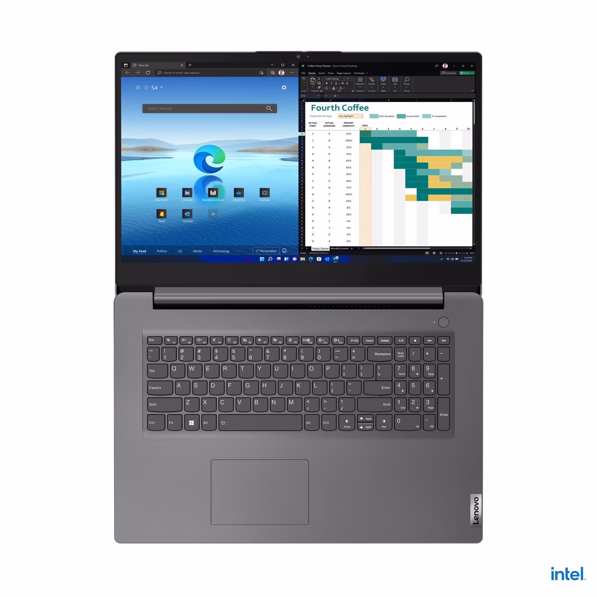 Laptop Lenovo V17-IRU / i5-13420H / 8GB DDR4 / 512GB / 17.3" Full HD IPS / Intel UHD Graphics - Gri - Figura 5