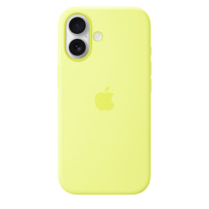 Silicone Case iPhone 17 with MagSafe (Neon Yellow)