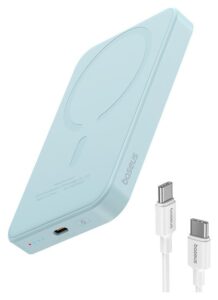 Powerbank Baseus Magnetic Mini 5000mAh, 20W, i kaltër