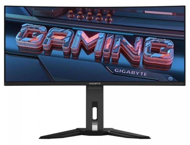 Monitor Gaming Gigabyte MO34WQC2 / 34''/ UWQHD / QD OLED / Curved / 240Hz / 0,03ms / HDMI+USB+DP - Zezë