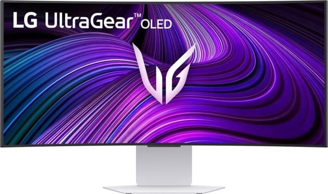 Monitor Gaming LG UltraGear 34GX90SA / 34''/ UWQHD OLED / Curved / 240Hz / 0.03ms / HDMI+USB+DP - Bardhë
