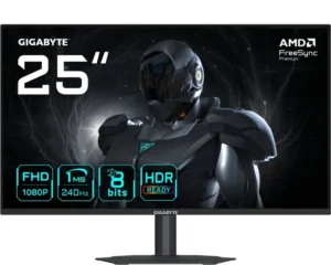 Monitor Gaming Gigabyte G25F2A / 24.5"/ Full HD SS IPS / 240Hz / 1ms / HDMI+DP - Zezë