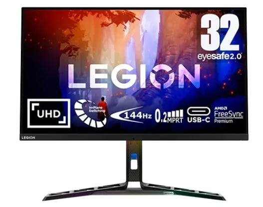 Monitor Gaming Lenovo Legion Y32p / 31.5 Inch / 4K Ultra HD / 144Hz / 0.2ms / I zi