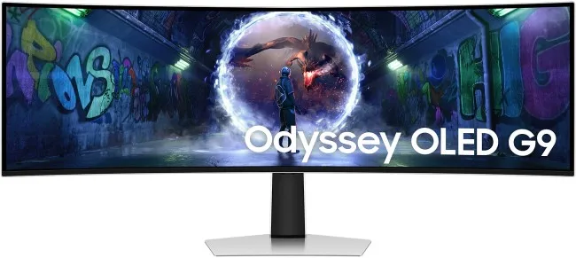 Monitor Gaming Samsung Odyssey G9 LS49DG934SUXEN / 49''/ DQHD OLED / 240Hz / 0.3ms / Curved / HDMI+DP+USB - Argjend
