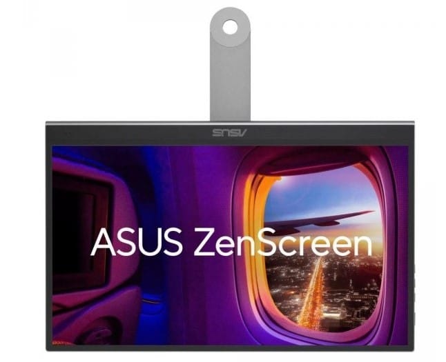 Monitor ASUS ZenScreen MQ16AHE / 15,6''/ Full HD OLED / 60Hz / 1ms / HDMI+USB - Argjend/Zezë