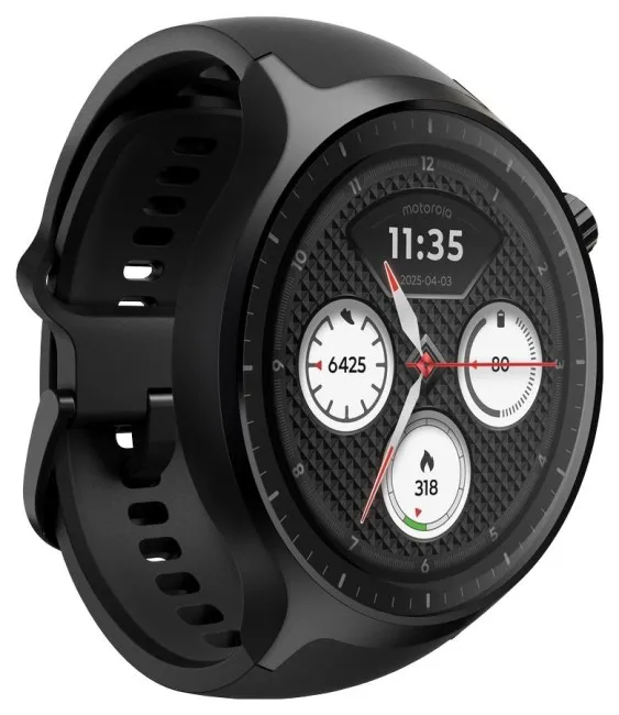Orë e mençur Motorola Moto Watch Volcanic Ash / 22mm – Zezë - Figura 3
