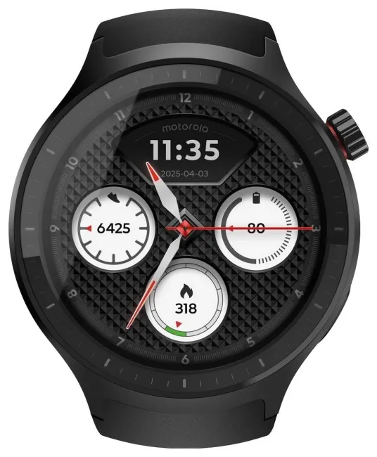 Orë e mençur Motorola Moto Watch Volcanic Ash / 22mm – Zezë