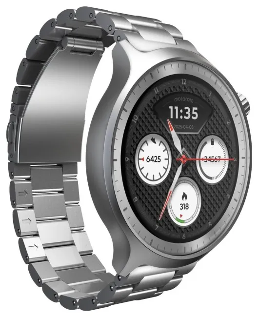 Orë e mençur Motorola Moto Watch Special Edition Stainless Steel / 22mm – Argjend - Figura 3