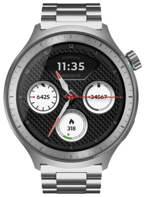 Orë e mençur Motorola Moto Watch Special Edition Stainless Steel / 22mm – Argjend