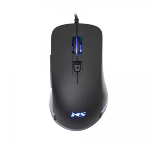 Maus Gaming MS Nemesis C305 / Ergonomik / Optik / 3200 DPI / RGB / Me kabëll USB 1.8m / 6 butona / 69x125x41.5 mm / I zi