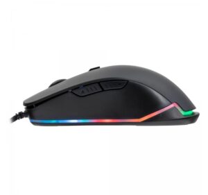 Maus Gaming MS Nemesis C305 / Ergonomik / Optik / 3200 DPI / RGB / Me kabëll USB 1.8m / 6 butona / 69x125x41.5 mm / I zi
