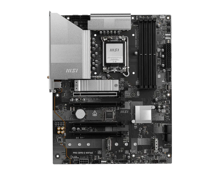 Pllakë Amë Intel MSI Pro Z890-S WiFi6E / Chipset Z890 / Socket S1851 / ATX / DDR5