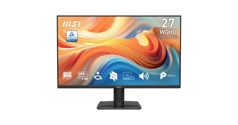 Monitor MSI PRO MP275QDE E14 / 27"/ WQHD IPS / 144Hz / 1ms / HDMI+DP - Zezë