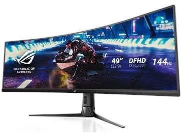 Monitor Gaming ASUS ROG STRIX XG49VQ / 49''/ Super Ultra-Wide VA / 144Hz / 4ms / HDMI+USB+DP - Zezë - Figura 3