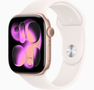 Apple Watch Series 11 Aluminium Cellular 42mm Rose Gold with Light Blush Sport Band (M/L)