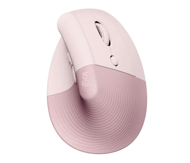 Maus pa Kabllo Logitech Lift – Rozë