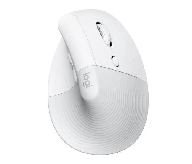 Maus pa Kabllo Logitech Lift – Bardhë