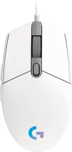 Maus Gaming Logitech G102 Lightsync – Bardhë 8
