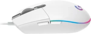 Maus Gaming Logitech G102 Lightsync – Bardhë 7