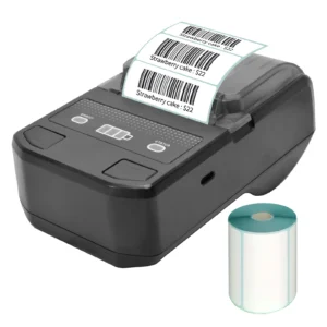 Printer X360B Mini / Për etiketa dhe barkode / USB dhe Serial / I zi / i perdorur