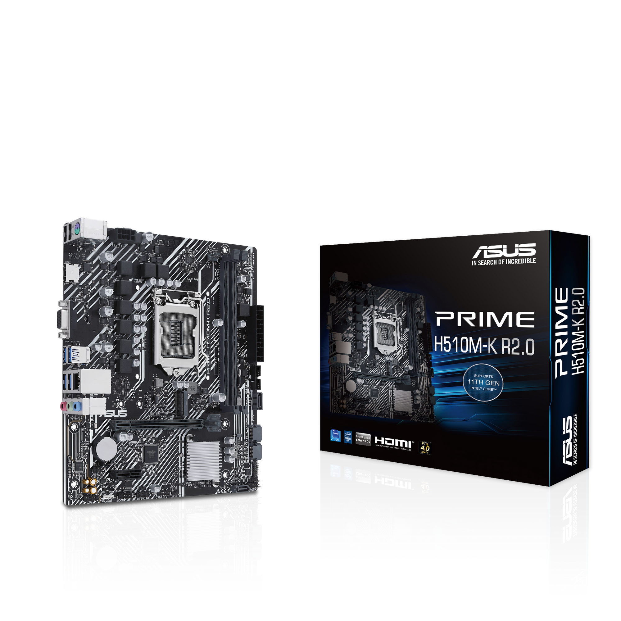 Motherboard ASUS PRIME H510M-K R2.0 / 1200 / Micro ATX