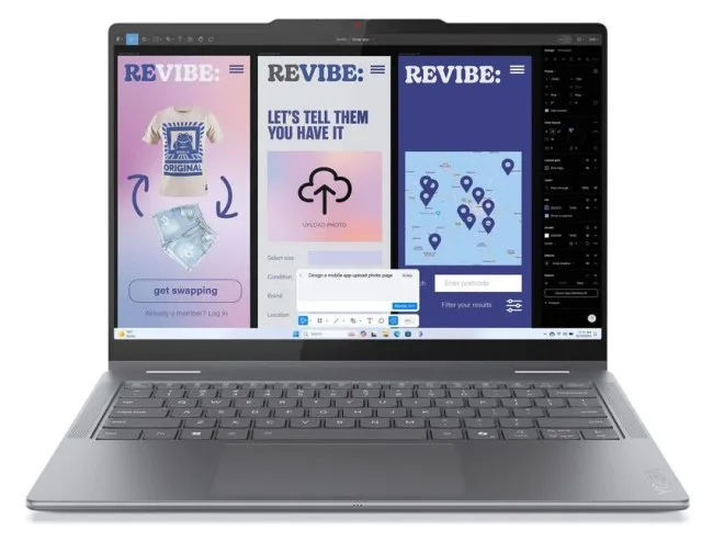 Laptop Lenovo YOGA 7 2-in-1 14 / Ultra 5 226V / 16GB LPDDR5 / 1TB / 14" WUXGA OLED /  Intel Arc Graphics 130V - Gri