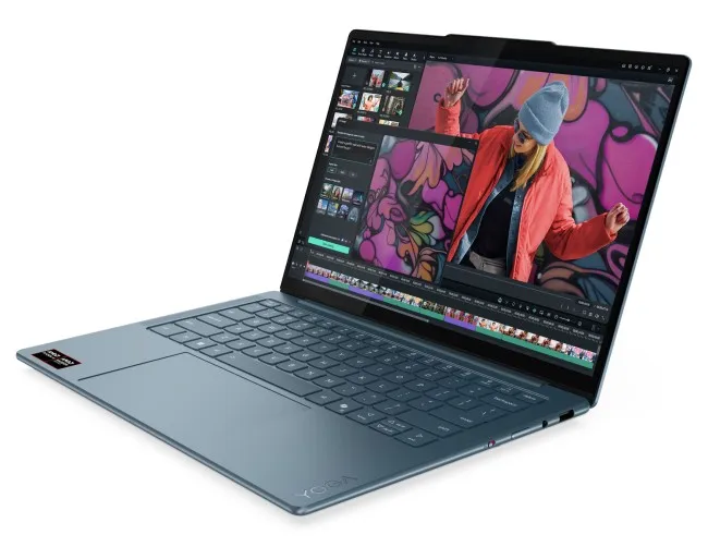 Laptop Lenovo YOGA Slim 7 14 / Ryzen AI 5 340 / 16GB LPDDR5 / 512GB / 14" WUXGA OLED / AMD Radeon 840M - Blu