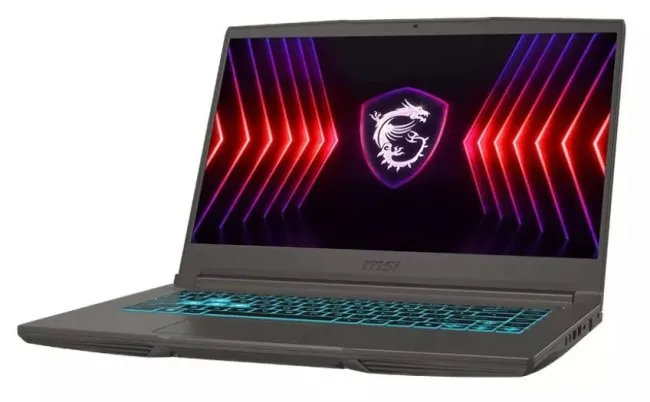 Laptop Gaming MSI Thin 15 B13UC-3404XPL / i5-13420H / 32GB / 512GB / 15.6" Full HD IPS AG 144Hz / RTX 3050 4GB - Gri
