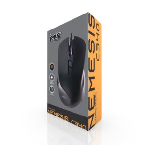 Maus Gaming MS NEMESIS C340m / Optik / USB / LED /  4000 DPI / I zi