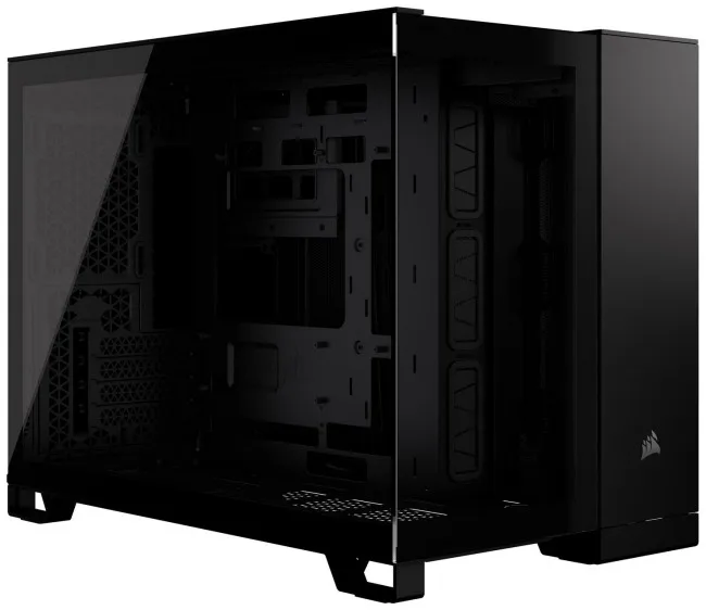 Kasë Corsair 2500X Tempered Glass – Zezë