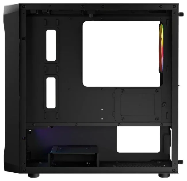 Kasë Logic Portos ARGB Mini-Tower - Zezë - Figura 5