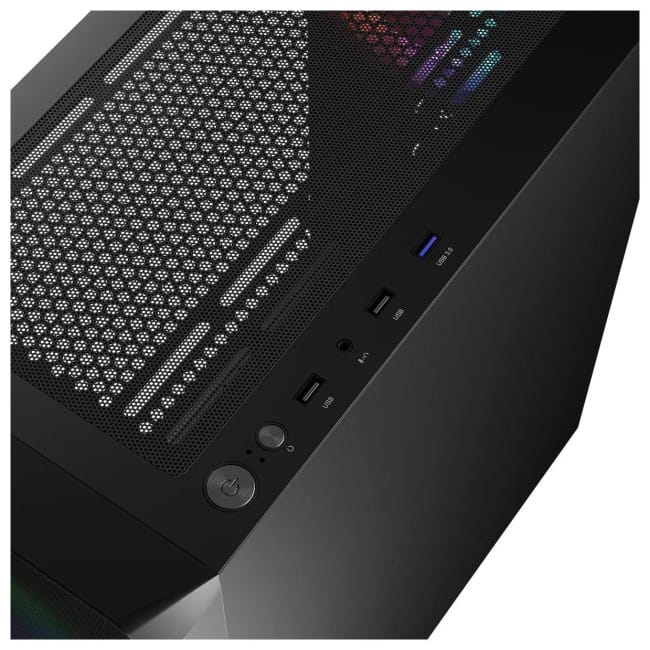 Kasë Logic Portos ARGB Midi-Tower – Zezë - Figura 6